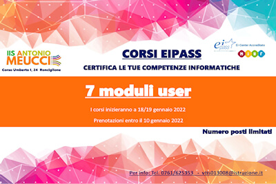 Locandina Eipass 20221